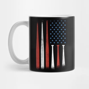 Patriotic Baseball American Flag | 4th of July Mug